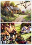精美立体的立体画 40*60PET两变立体画 BT017 好看的风景立体画