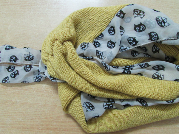 韩版 最新款秋冬款女装<em>时尚</em>流行<em>毛衣</em>围巾拼布