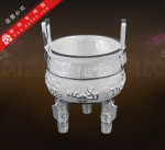 纯银工艺品-纯银制品-银鼎-纯银鼎-高工艺纯银圆形龙鼎