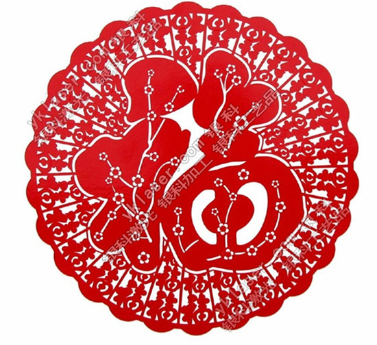 厂家批发民间工艺品 剪纸福字 激光刻画 可定制