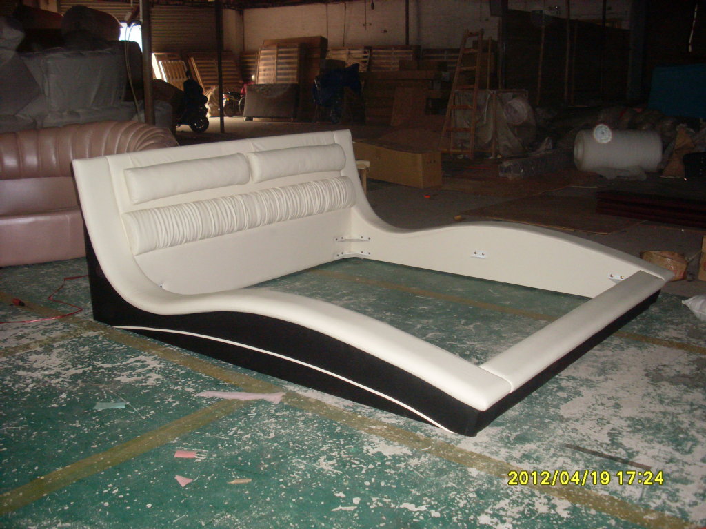 【供应 酒店皮床 出口床架 简约床架 厂家直销