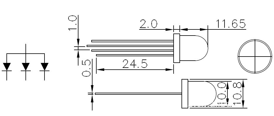 【LED工厂】专业供应广告专用 RGBLED 10M