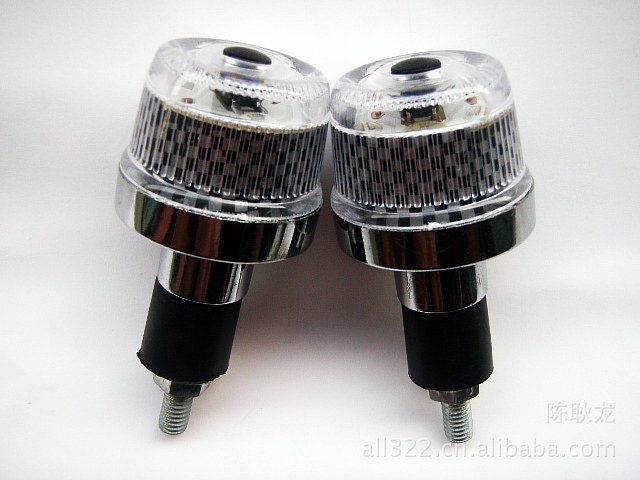 【摩托车改装配件踏板车装饰灯饰平衡把手塞