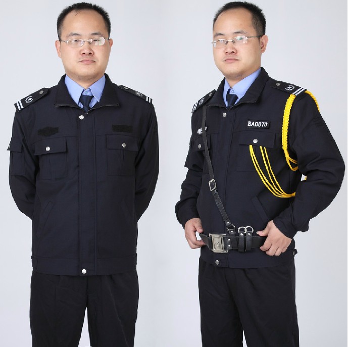 冬装保安服 深圳物业管理工作服\/深圳外贸服装