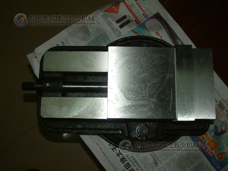 【铣床可倾虎钳】台湾铣床可倾平口钳_4寸双向角固式虎钳