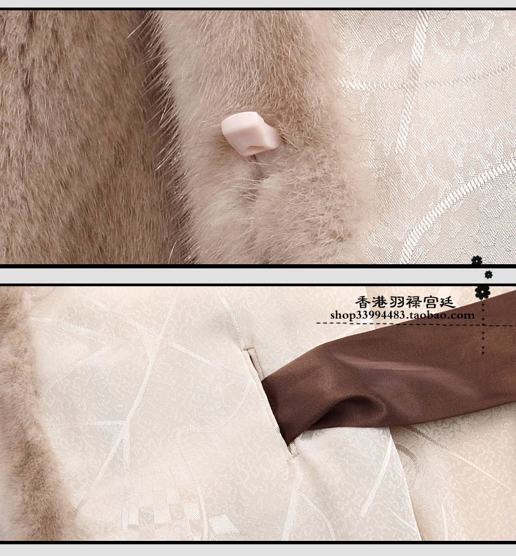 【水貂正品 <em>中长</em>女款貂皮背心 整貂皮<em>貂绒</em>外套