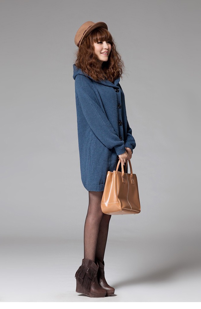 冬装外套2012新款女冬<em>加厚加绒</em>宽松<em>女士毛衣</em>