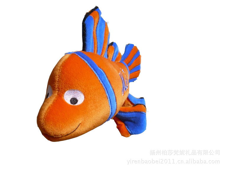 【海洋生物 毛绒玩具鱼 布娃娃 仿真热带鱼 莫尼