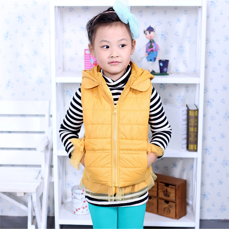 【加工订做童装冬季<em>棉马甲长款</em>短款<em>棉背心</em>皮毛