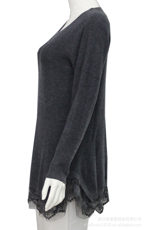 批发采购女式<em>毛衣</em>-2012春季新款<em>韩版雷丝边</em>个