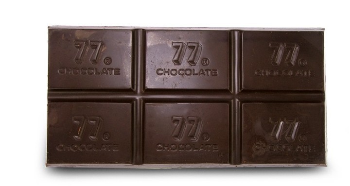 【台湾进口巧克力 77宏亚大块 黑巧克力砖400