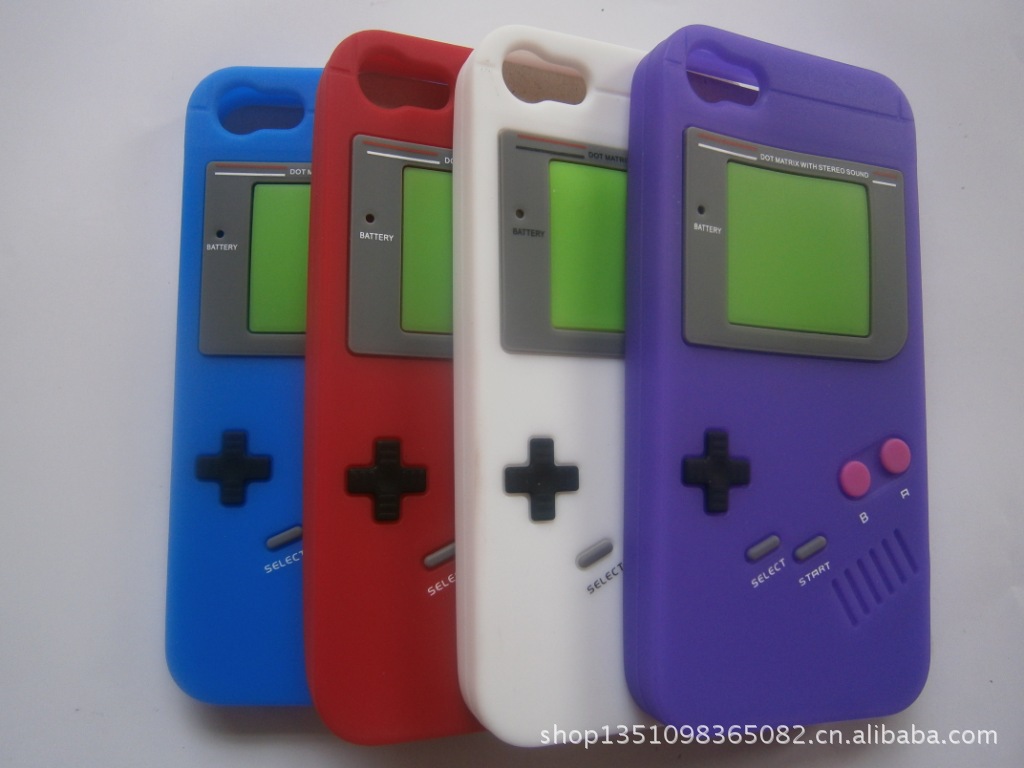 手机保护套-Iphone5G 游戏机硅胶手机保护套-