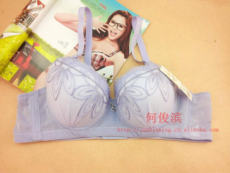 批发<em>碧诗芬</em>v型聚拢调整型绣花蕾丝三排扣性感