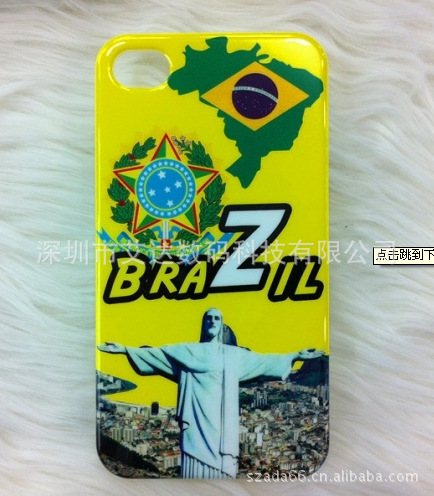 苹果4S国旗硬壳