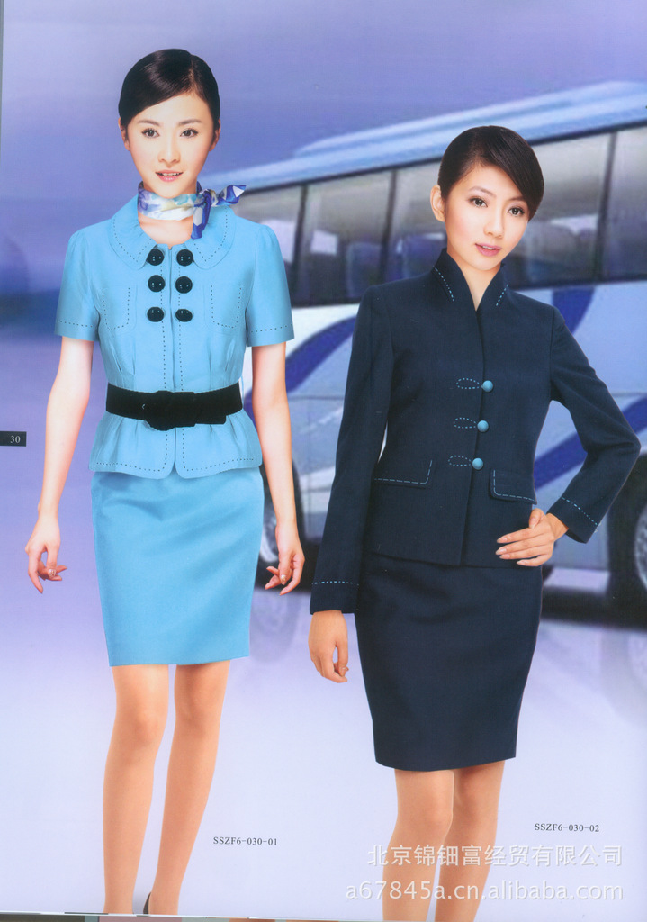 供应时尚空姐服 酒店服务员服 收银员服图片,供