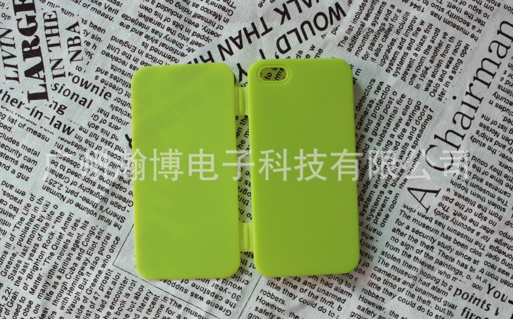 iphone5 纯TPU手机保护套 左右翻盖彩壳 iphone5果冻套素材 外壳