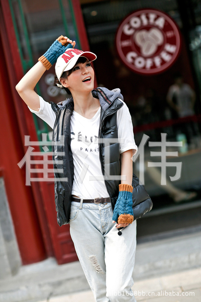 批发采购女式<em>马甲</em>背心-2012年<em>秋冬新款女棉马</em>