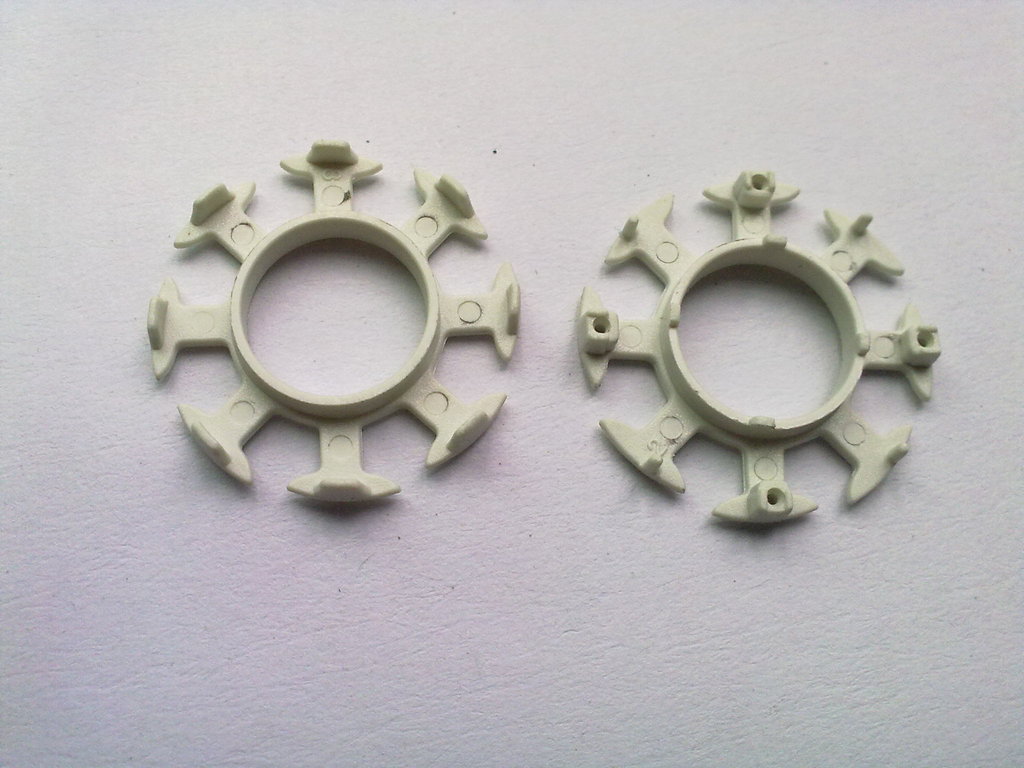 散热风扇塑胶配件 8极绝缘架 BOBBIN图片,散热