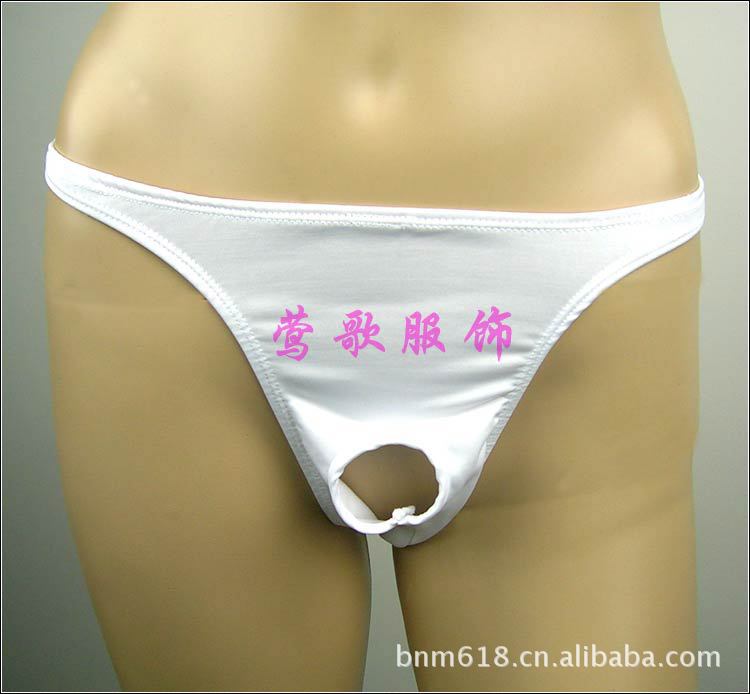 批发采购情趣内衣-<em>白色男士</em>情趣<em>内裤</em> 露JJ屁股