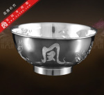 纯银工艺品.纯银餐具-纯银碗-纯银制品.矮脚圆形纯银碗