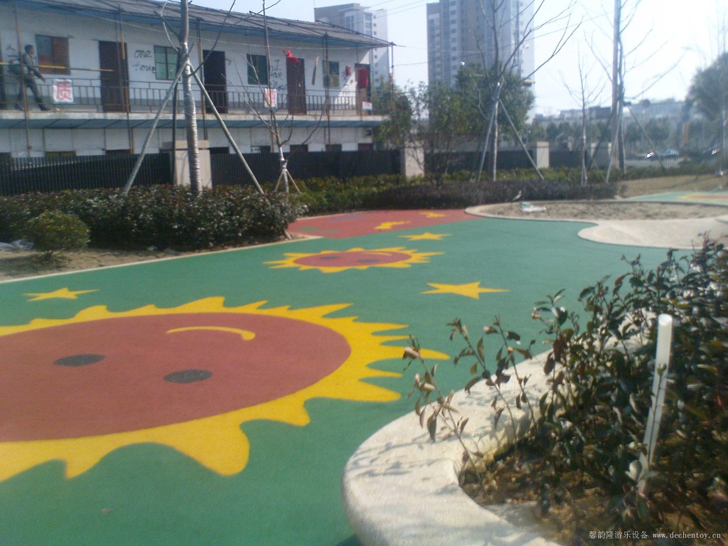 【幼儿园彩色地面 幼儿园塑胶地面 彩色塑胶地