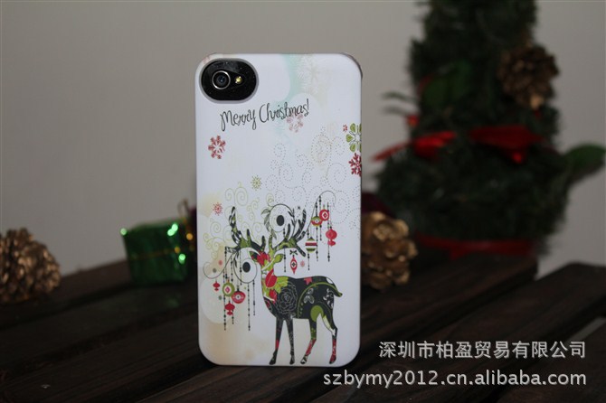 【完美包装圣诞版 IPhone苹果手机壳 4S 5G高