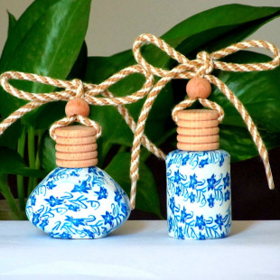 汽车香水-批发供应纯手工软陶精油瓶 软陶香水