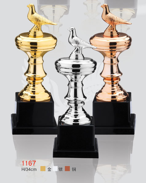 批发信鸽类金属奖杯 质量优 不变色 物美价廉图