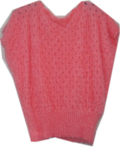 2012秋冬新款热销长毛蝙蝠袖型针织衫毛衣披