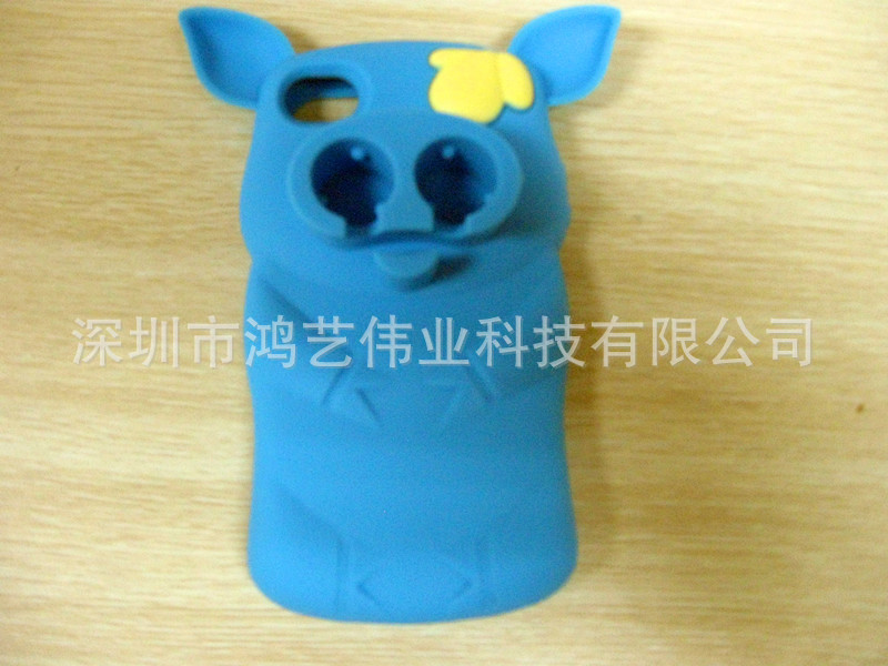 手机保护套-厂家直销新款海盗猪 苹果iphone4