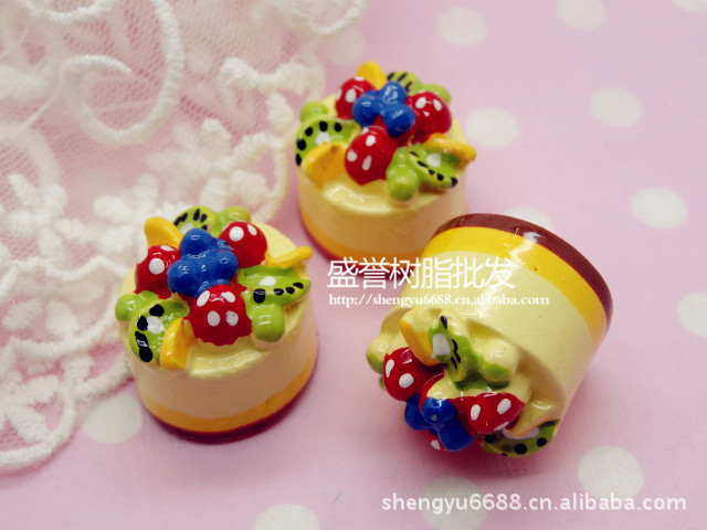 脂立体仿真奶油配件大蛋糕冰淇淋面包圈水果并