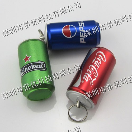 批发定制创意广告促销可口可乐罐u盘 百事可乐
