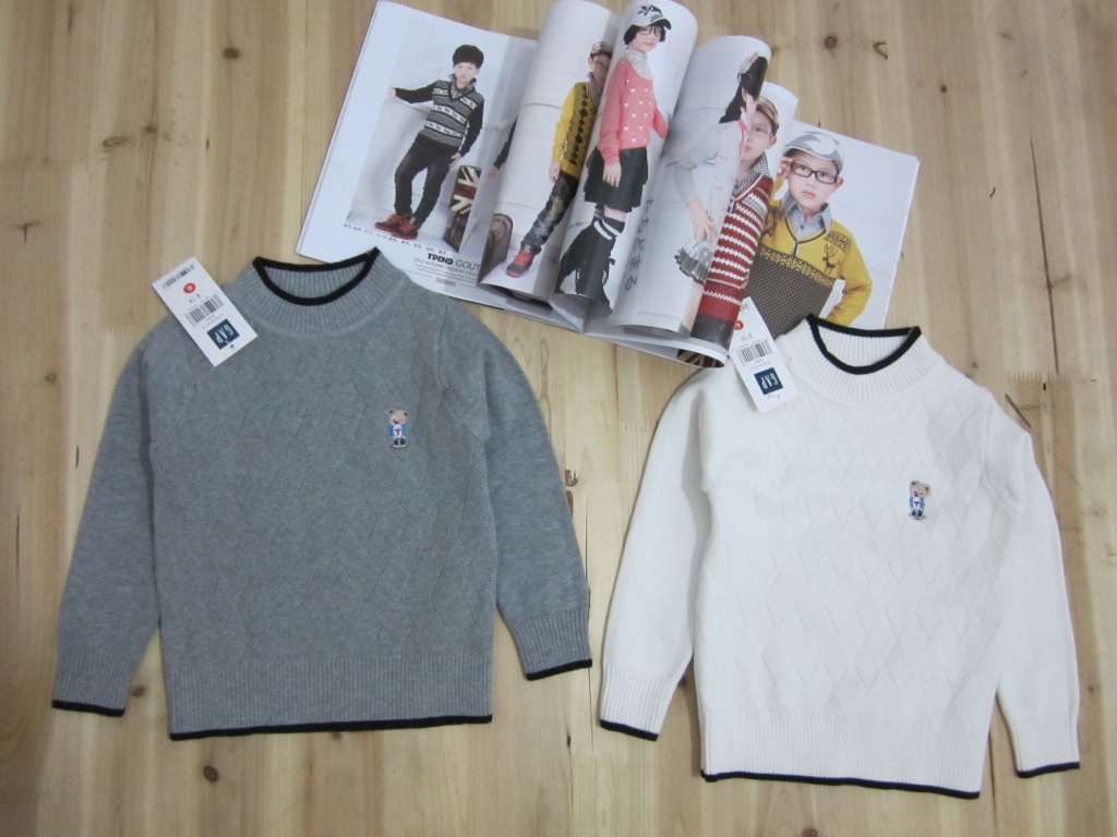 团批专场 潮流<em>小男童毛衣</em> 星星图案两色西装领