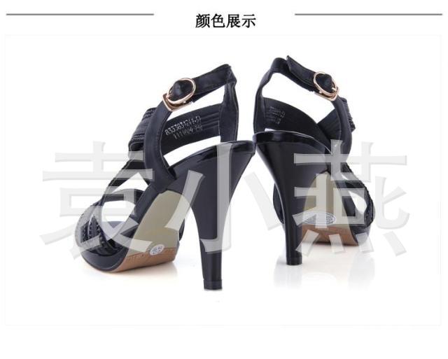 2012正品缝叶鸟女式<em>凉鞋</em> 高跟鞋 夏季<em>凉鞋</em> 优雅