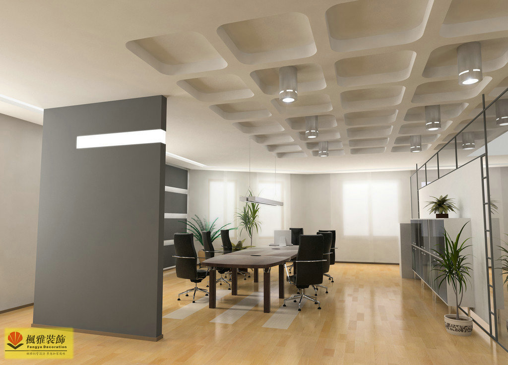合肥写字楼装修 进场地面处理 办公室隔间设计