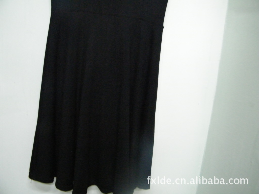 批发2012夏装新款女式淑女拉链纯棉收<em>腰大</em>摆