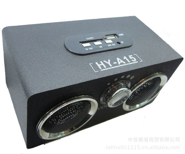 【手提便携式迷你音箱 插卡音箱 木质音箱 SD