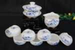 免费寄样 景德镇青花茶具 青花茶具套装 10头青花