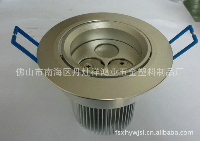 厂家供应新款天花灯外壳套件 铝合金天花灯外壳 天花灯外壳加工