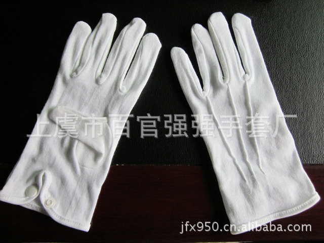 大量出售 卓越品质 棉作业白手套图片,大量出售