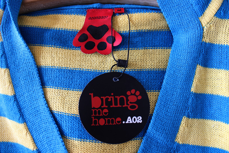 外贸原单玩偶<em>女孩</em>可爱兔子卡通<em>绣花</em>蓝黄条纹连