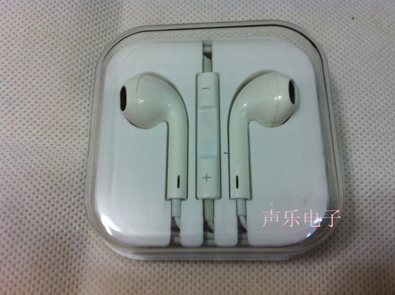 家批发 耳机 完美iphone5耳机 5代线控耳机麦