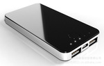 ˫USB�ƶ���Դ��5000MAH�ƶ���Դ,5V2.1A֧��IPAD,5V1A֧��Iphone