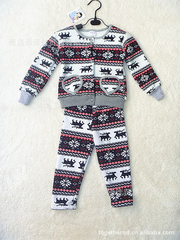 B2W2加绒加厚暖倍儿<em>儿童保暖内衣</em>套装 儿童内