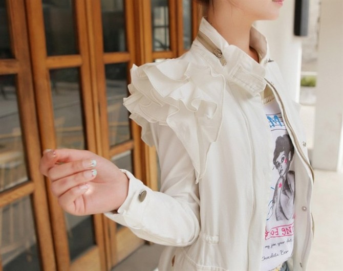 韩国订单 韩国代购风衣<em>短外套唯品会女装</em>秋装