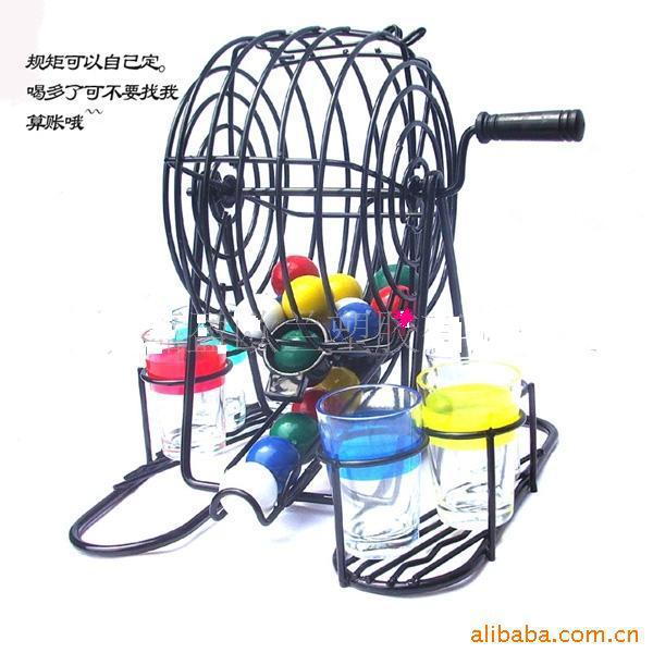 【酒杯摇奖机 酒吧喝酒游戏 酒杯BINGO】价格