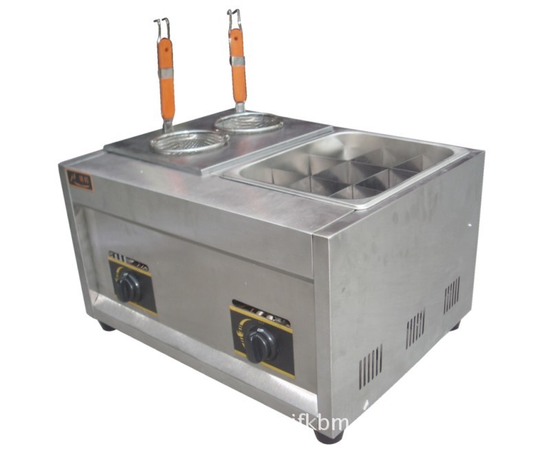 批发二合一组合炉/燃气煮面机/关东煮/麻辣烫机器