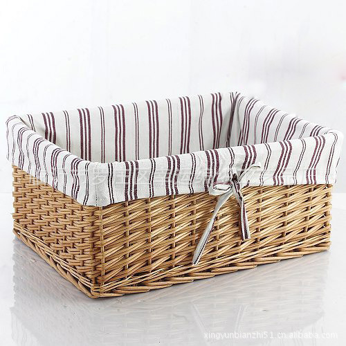 批发采购植物工艺品-临沂临沭柳编收纳篮 藤编