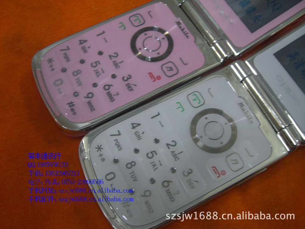 国产手机批发 厂家直销 A168 新款女生彩灯双