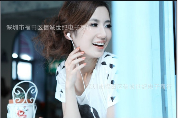 苹果红版耳机线 iphone ipad 耳机线 带线控带音